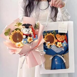 Woolen Knitted Bouquet Gift